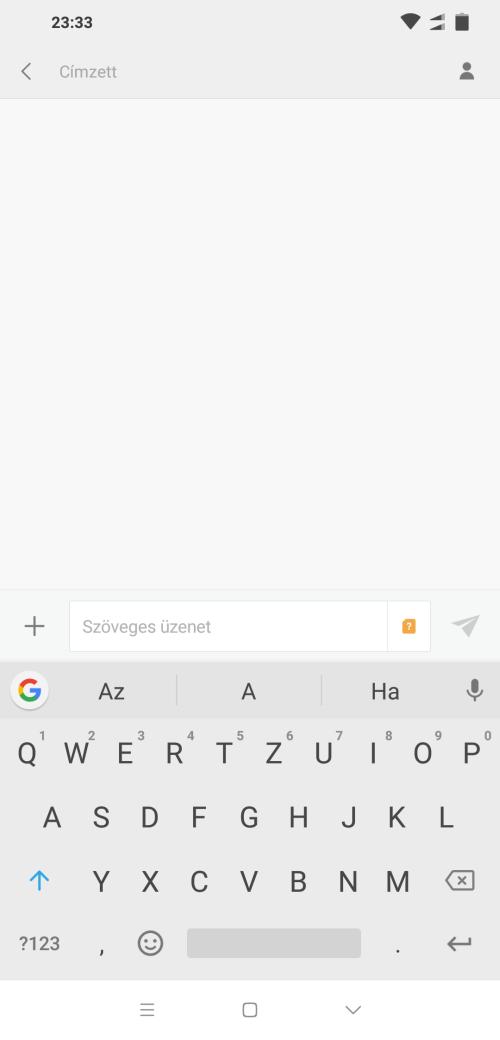 Az üzenetek beállításaihoz menjen a BEÁLLÍTÁSOK / RENDSZER ALKALMAZÁSOK / ÜZENETEK menüpontba. 3. A gombbal hozhat létre új üzenetet. 4.