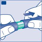 Ellenőrizze a Levemir FlexTouch injekciós tollon lévő nevet és színes címkét, hogy meggyőződjön arról, hogy az injekciós toll az Önnek