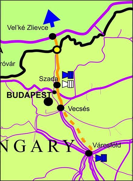 VÁROSFÖLD-VECSÉS CSŐVEZETÉK PROJEKT ÚTVONAL PROJEKT LEÍRÁS A projekt vizsgálata megtörtént, a projekt fejlesztésre nem javasolt.