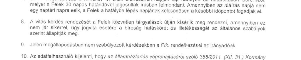 Függelék: