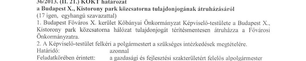 Függelék:
