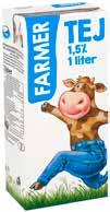 Farmer UHT tej mini 1,5%, 1