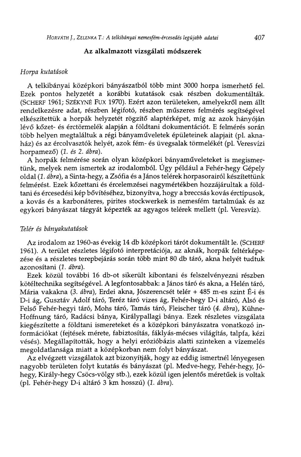 HORVÁTH }., ZELENKA T.