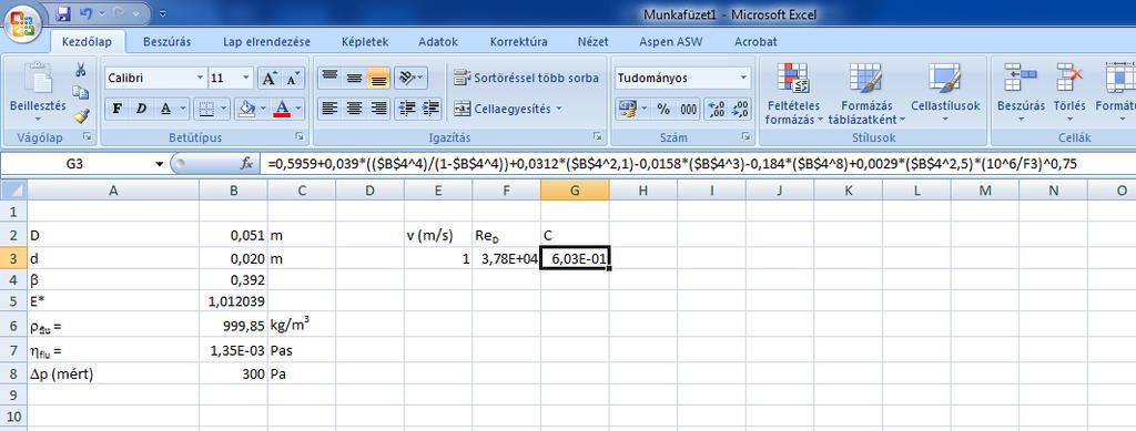 Fluidizáció. Δp = v 0 2 ρ f ( L + 1,75] (1) ) (1 ε) [ 150(1 ε) Elméleti  összefoglalás - PDF Free Download