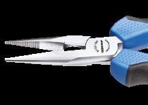 8120-160 JC, 160 mm 2K-markolat Kerekcsőrű fogó sz. 8122-160 JC, 160 mm 2K-markolat Félkerekcsőrű fogó sz.