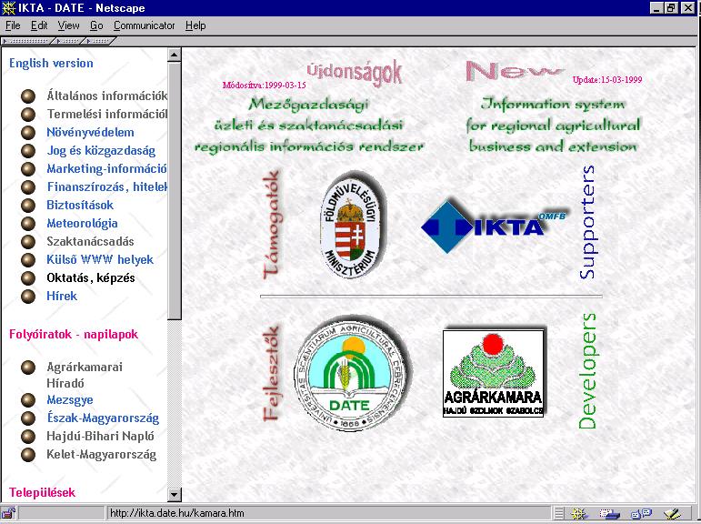 OMFB IKTA 1228 projekt Mezőgazdasági
