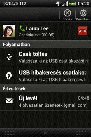 23 Az első hét az új telefonnal Értesítések panel Ha új értesítést kap, megnyithatja az Értesítések panelt, hogy megnézhesse az új esemény értesítést vagy az újonnan kapott információt.
