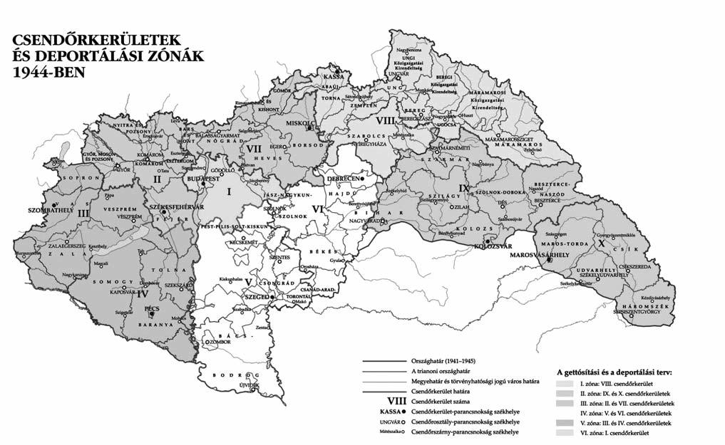 4. térkép szempontból azért volt célszerû Kárpátaljával és Észak-Erdéllyel kezdeni, mert a központi és a helyi magyar hatóságok, illetve a helyi lakosság kevésbé érzékenyen reagált arra, ami a