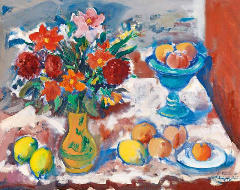 167 168 167 n Vörös Géza (1897-1957) Olvasó nő, 1947 Woman Reading, 1947 62 x 48 cm Jelezve balra lent Signed lower left: Vörös Géza 47