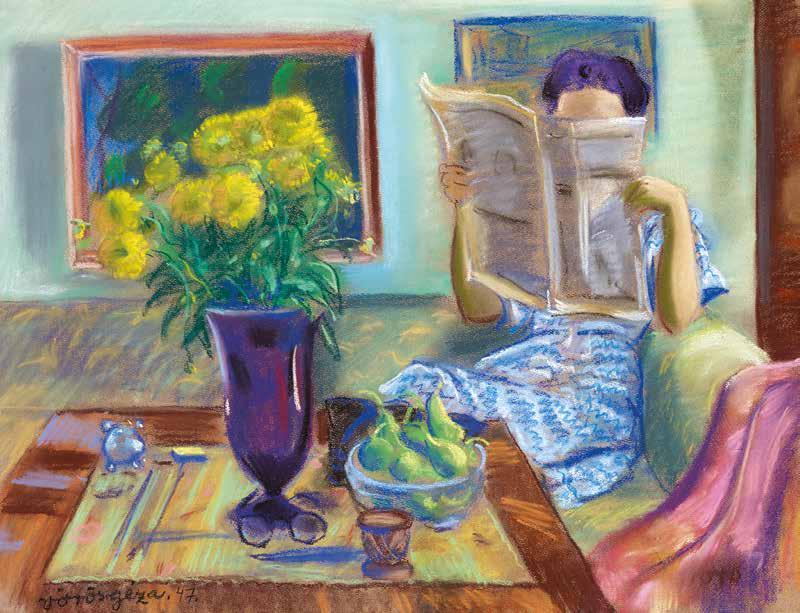 gyűjteményében 168 n Márffy Ödön (1878-1959) Virágcsendélet Still-Life of Flowers 60 x 76 cm Jelezve jobbra lent Signed lower right: Márffy Ödön