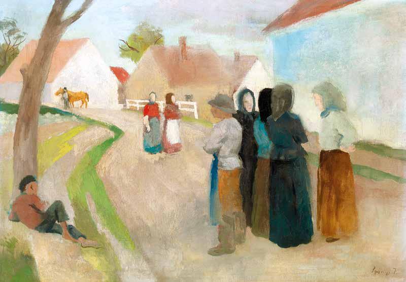177 176 176 n Iványi Grünwald Béla (1867-1940) San-Remoi táj San-Remoi Landscape 45 x 55 cm Jelezve jobbra lent Signed lower right: Iványi Grünwald