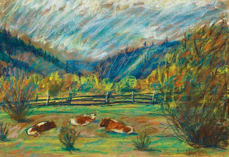 11 12 11 n Nagy István (1873-1937) Házsor Houses 31 x 44,5 cm Pasztell, papír Pastel on paper Jelzés nélkül Unsignned 12 n Nagy