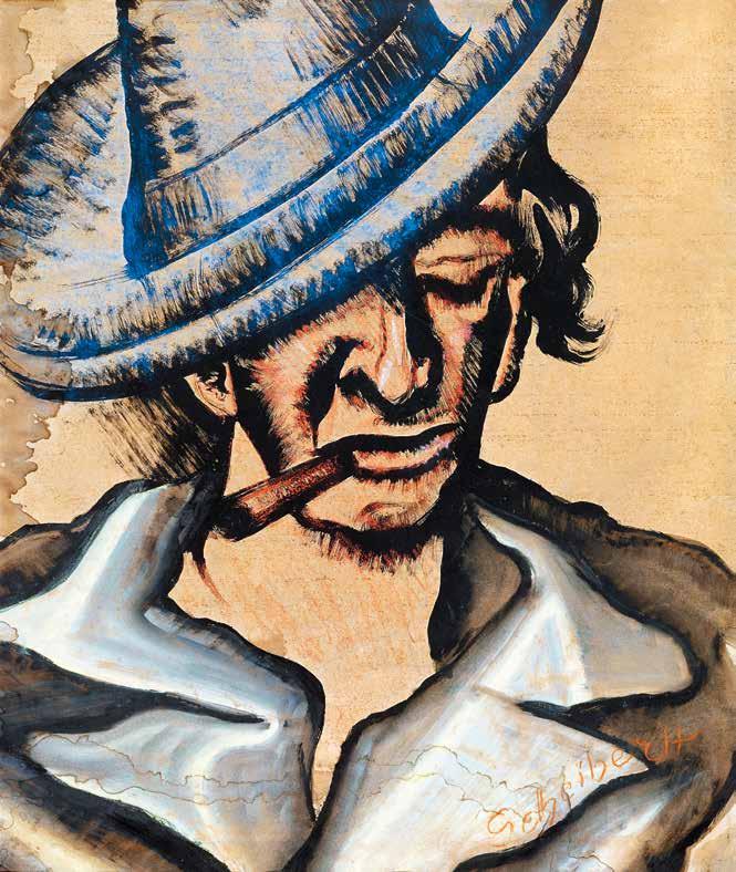 papír Pastell on paper Jelezve jobbra lent Signed lower right: Scheiber H.