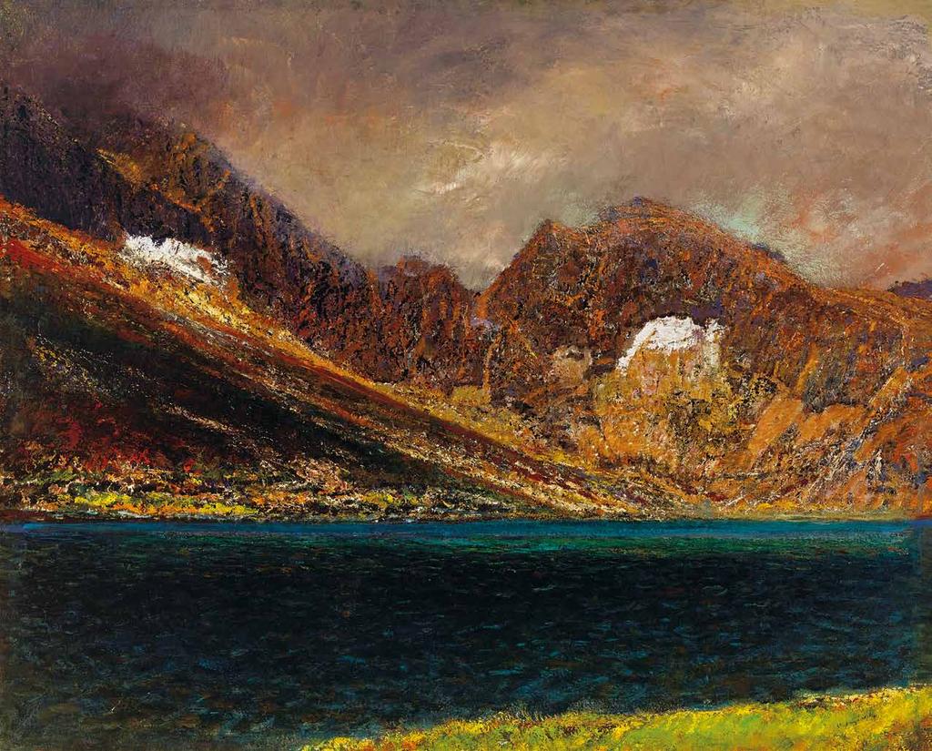 28 n Mednyánszky László (1852-1919) Tengerszem a Tátrában Tarn in the Tatras 80 x 100 cm
