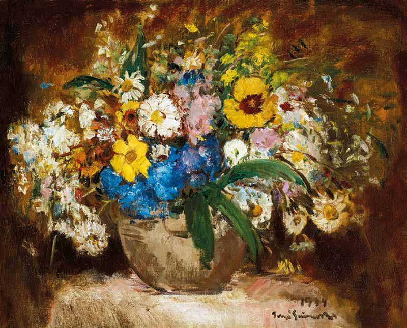 30 29 29 n Telkessy Valéria (1870-1913) Virágcsendélet Still-Life of flowers 58,5 x 46 cm Jelezve balra lent Signed lower left: