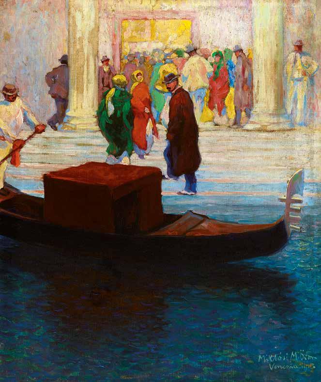 Ödön Venezia 1913 57 n Pólya Tibor (1889-1939) Család, 1907 Family, 1907 72 x 80 cm Jelezve jobbra lent Signed lower right: Pólya T 1907 dec. 6.