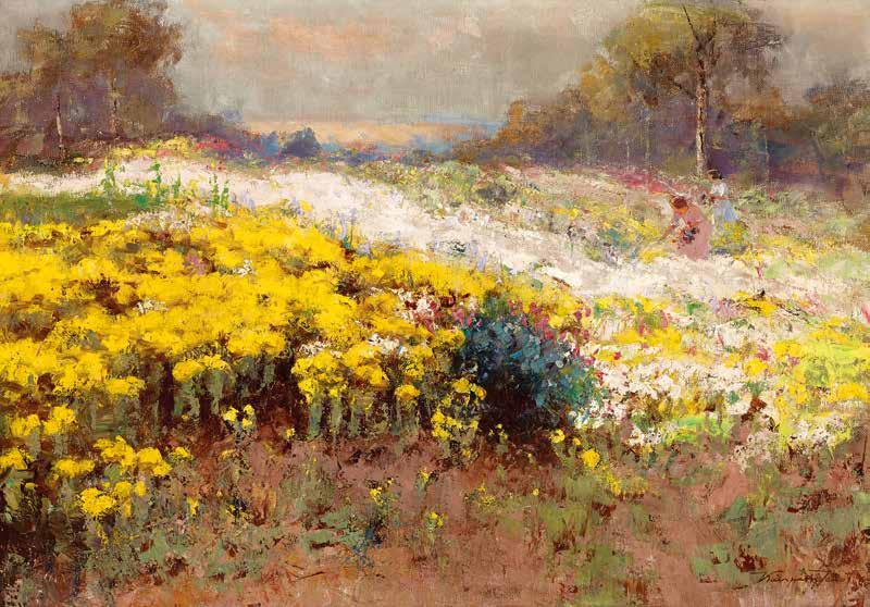 77 76 76 n Romek Árpád (1883-1960) Kertben, 1910 körül In the Garden, c.