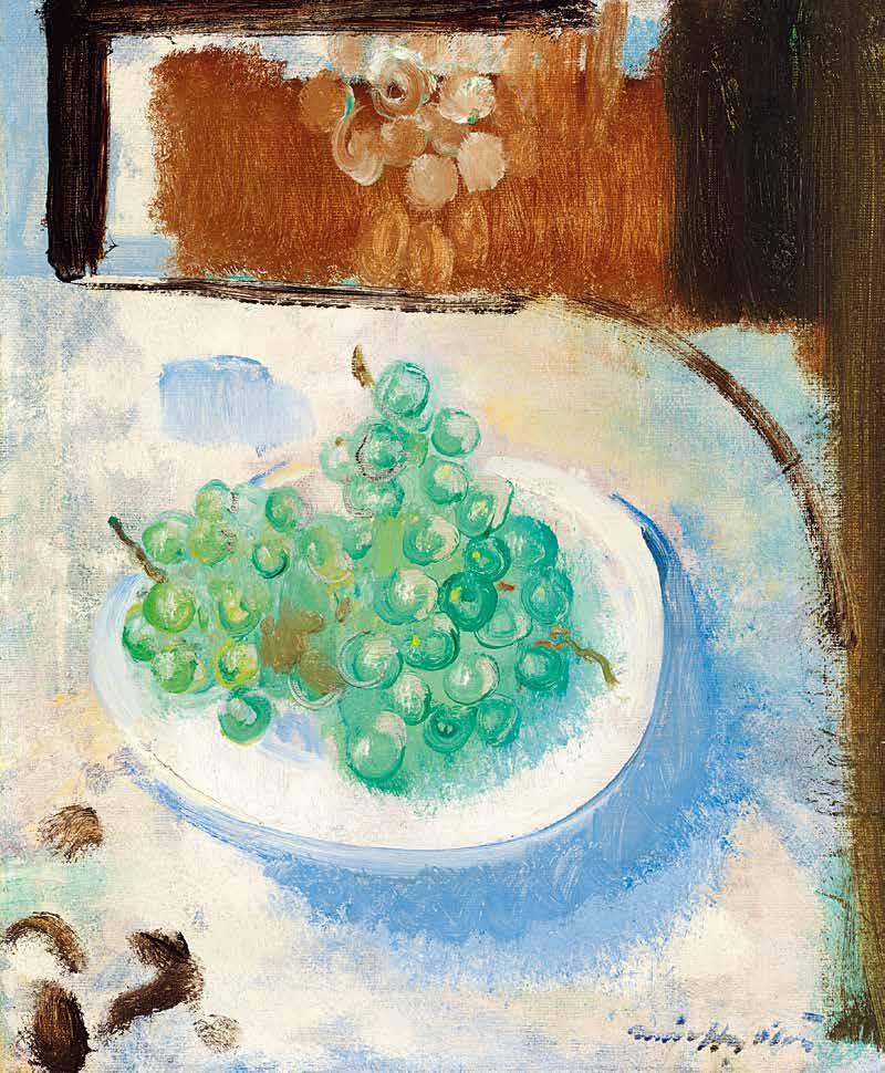 122 n Márffy Ödön (1878-1959) Szőlős csendélet (Ősz) Still-life with grapes (Autumn) 46 x 38 cm Jelezve