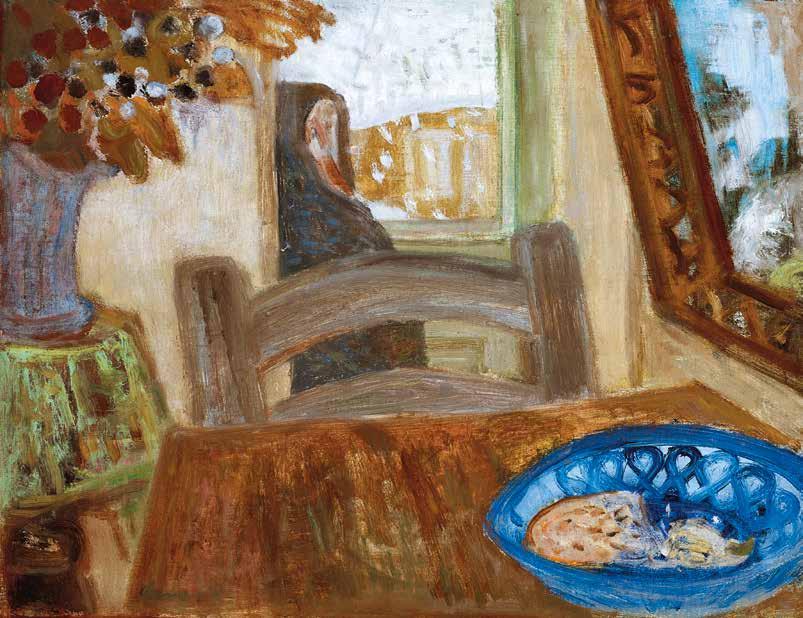 133 132 132 n Czóbel Béla (1883-1976) Ránk pillantó lány Girl Looking at us 49 x 31 cm Pasztell, papír Pastell on paper Jelezve jobbra lent Signed lower right: Czóbel