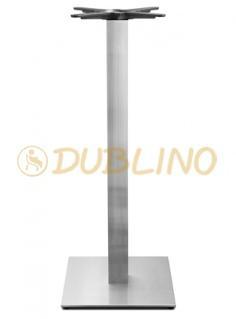 P 7588/110 INOX INOX beltéri magas asztalláb 108 cm magas 43 x 43 cm bázisrésszel Max: 70 x 70 cm laphoz P 7583/110 INOX