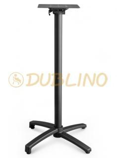P 5547/110 Lehajtható mechanikás kültéri magas asztalláb 108 cm magas Max: 70 x 70 cm laphoz PC 5545 Alumínium asztalláb, antracit szinterezés, lehajtható mechanikával, egymásba csúsztatható.