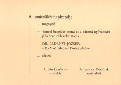 nyilvánításról szóló