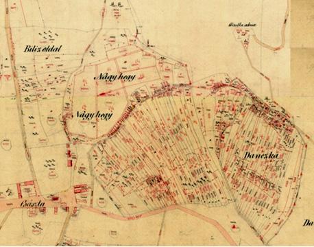A Nagy Császta 1914-ben. (Földhivatal, Edelény) A Császtai birtokot öröklő ifjabb Lónyay László (1835-1902) 1866-ban haszonbérbe adta birtokát Grőber Józsefnek.