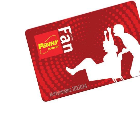 Penny Fan Game kártyáját használó klubtag, aki 2017. december 1-31.