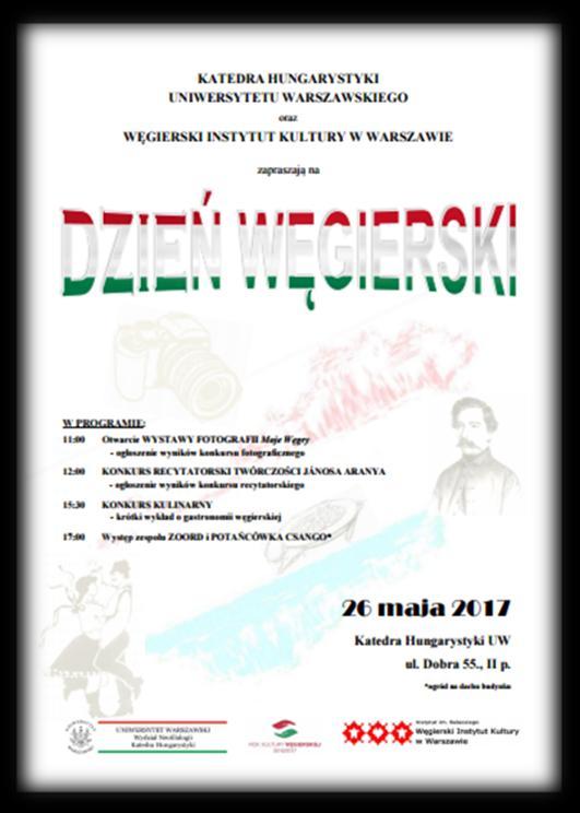 Barátka Agnieszka PhD hallgató, Varsói Tudományegyetem, Magyar Tanszék MAGYAR NAP a Varsói Egyetemen 2017.