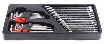 11 db-os csavarhúzó készlet 3 db kereszt: PH - 1 75 mm, 2 38 mm, 2 100 mm 6 db lapos: 3.0 75 mm, 5.
