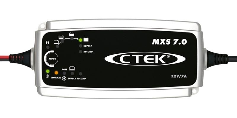 alacsony profilú CTEK MXS 5.0 akkumulátortöltő CTEK MXS 7.