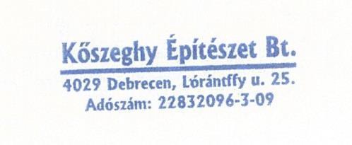 : +36 20 384 38 50 e-mail: koszeghy@koszeghy.