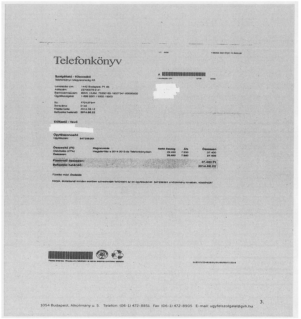 III. A vizsgált kereskedelmi gyakorlat 6.
