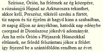 Kezdeti mitologikus és praktikus csillagtan Legkorábbi forrásaink: Homérosz eposzai (i.