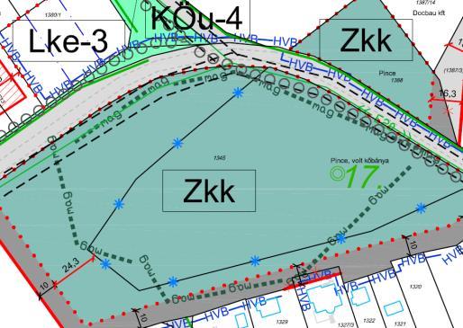 E célok eléréséhez a hatályos TSZT-ben kijelölt úthálózat felülvizsgálatára van szükség a tervezett beruházás térségében.