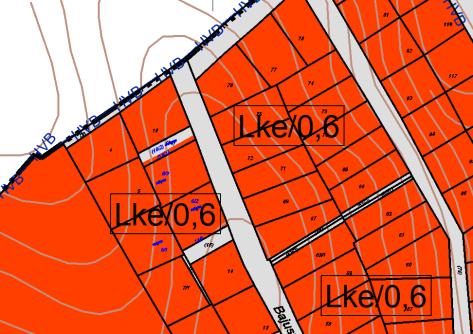 A módosítással érintett közterület a keleti végénél a Bajuszfű utcához csatlakozik, és két belső ingatlan, a 4. és 5. hrsz.
