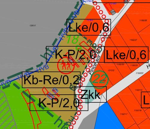 Ez utóbbi három telek jelenleg még beépítetlen, de a 1378/5. hrsz.