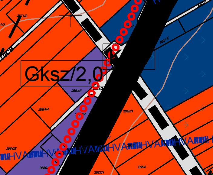 3.3.4. TÁ-4. számú módosítás: A 2664/1. hrsz.