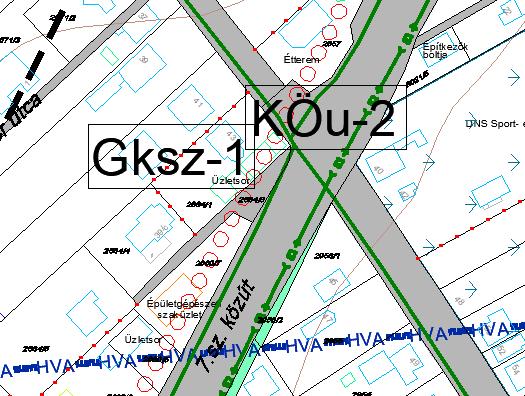 -ú ingatlan a Gyár utca és a balatoni út csomópontja mellett található. Az ingatlan előtt egy keskeny a csomópont közelében kiszélesedő köz vezet délnyugati irányba, amely a szomszédos 2664/4.
