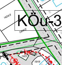 -ú ingatlanon viszont a lakóépület 5 méteres előkert megtartásával került kialakításra. Az útcsatlakozástól délre a TB-2. számú módosításnál ismertetett pincék figyelhetők meg, amelyek közül a 1921.