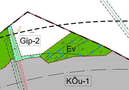 Diósdon a tervezett út nyomvonala környezetében részben az Antenna Hungária Zrt. tulajdonát képező nagyméretű ingatlan, részben beépítetlen, beerdősült terület található.