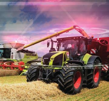 CLAAS névválasztás figyelemfelkeltő, találó A bálázók is pihennek.