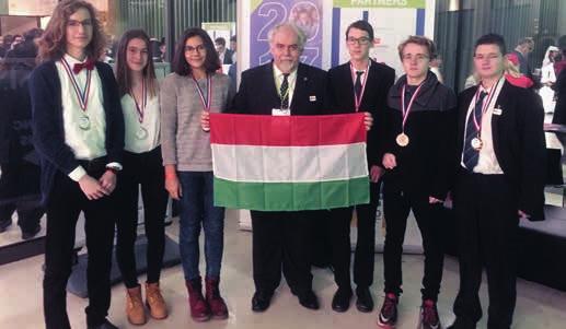 A 2017-es IJSO magyar csapata: Farkas Csanád (Eötvös József Gimnázium, Budapest), Balogh Zsófia (Révai Miklós Gimnázium, Győr), Serban Andrada (Eötvös József Gimnázium, Budapest), Villányi Attila