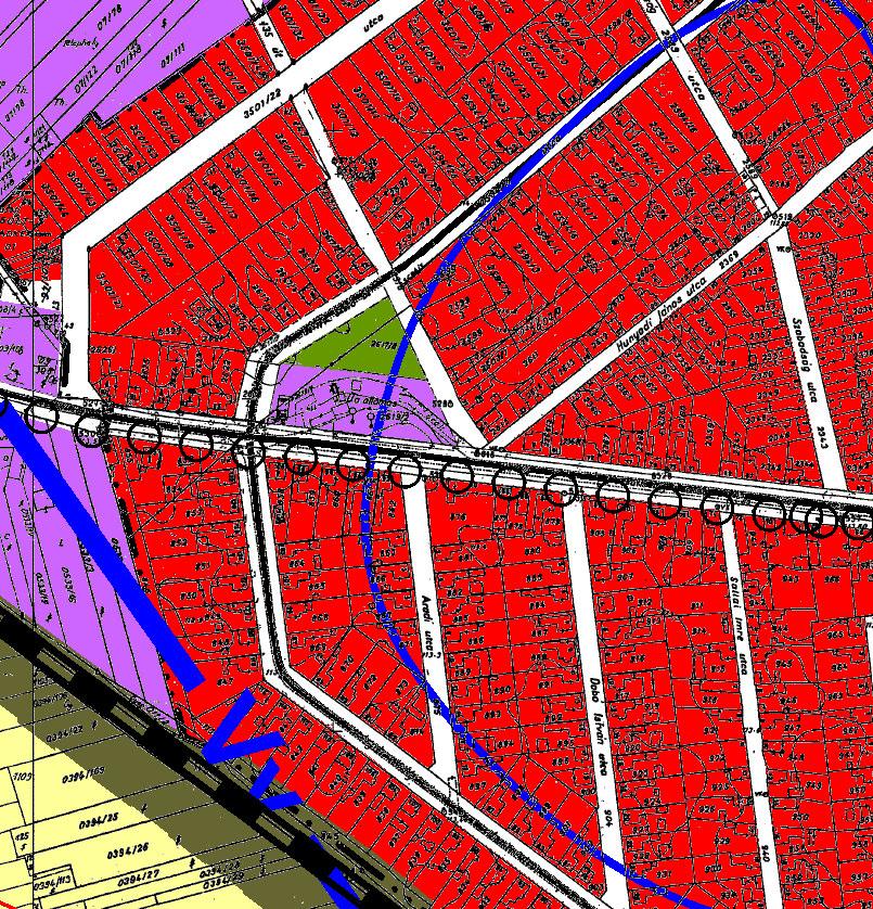 Ezért a kereskedelmi szolgáltató területen belüli önálló (Gksz-3) jelű építési övezetbe javasolt.