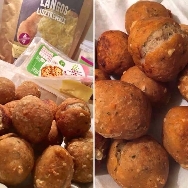 Szafi Free fokhagymás- zöldfűszeres sajtgolyók Hozzávalók: 280 g Szafi Free lángos lisztkeverék 200 g víz 40 g bio citrom leve 100 g Violife