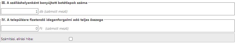 4. Az adózó kiválasztásával automatikusan kitöltésre kerültek az Adóalany adatai. 5.