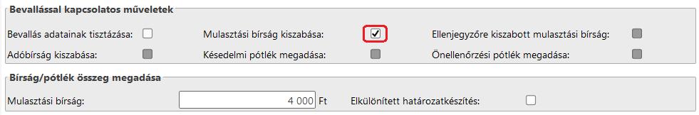 5. Az adózó kiválasztását követően a I. ponthoz automatikusan beemelésre kerülnek az adózó (bérbeadó) adatai. 6. El kell végezni az adózói törzs összerendelését: 7.