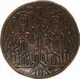 Vierecke, oben Ringel, unten Keil/ Rv: belsô vonalkörben kereszt, szárai között ékek /Kreuz mit Keilen/ 0.32 gr., Huszár: -, UngerM.: 2, CNH.I.