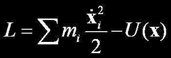 Példa: nem kölcsönható tömegpontok Lagrange-fv: i.