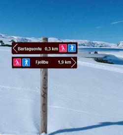 Oppgave 10 Heandarat galgá čuoigat bartaguovllus Fjellbui.